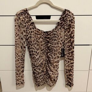 Carla Leopard/Cheetah Print Top